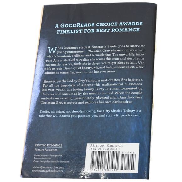 Fifty Shades of Grey Trilogy Softcover Books 1-3 by E L James - Picture 7 of 16